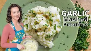 Low FODMAP Garlic Mashed Potatoes | Low Lactose | Side Dish Recipes | Grit and Groceries
