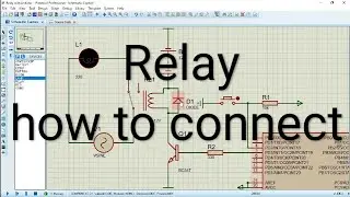 How to Connect Relay with Arduino output show in Protous simulation software