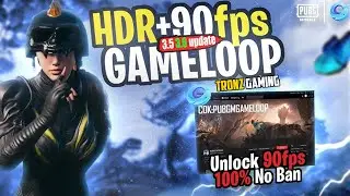 Unlock HDR + 90 FPS in Gameloop 🎮 Ultimate PUBG Mobile Emulator Guide | Smooth 90 FPS