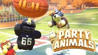 So spielt man Football! 🦨 Party Animals 🐷 Lets Play | Deutsch