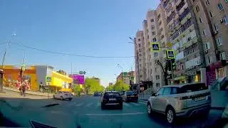 Движение на автомобиле по Тюмени на Советскую и на Киевскую