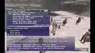 FFXI - Choosing Your First 119 Weapon