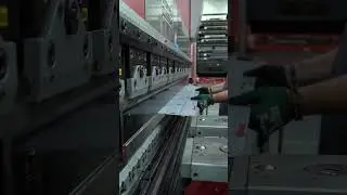 This machine folds metal like it’s a piece of paper. #engineering