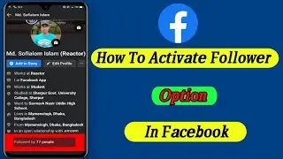 How To Activate Follower Option In Facebook//Followers on Facebook Settings