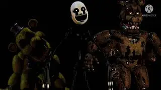 golden Freddy , naghtmarionet , naghtmare Freddy Sing fnaf song