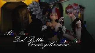 【MMD Friday Night Funkin】CountryHumans Girlfriend And Boyfriend  【Dad Battle】【USA VS Rusia】