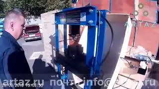 Гидравлический пресс 50 тонн гаражный TS0500-6 с ручным приводом