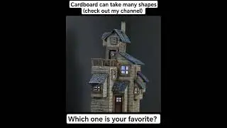 ❣Some of my favorite creations❣ #cardboardart #cardboardcreations #fairyhouse #recycle #cardboard