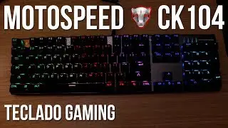 Motospeed CK104 TECLADO MECÁNICO BARATO Análisis español 2017| SIO
