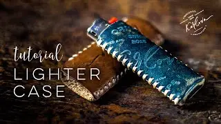 How To Make a Leather Lighter Case - Karlova Design Tutorial And Pattern