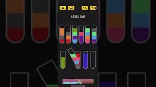 Прохождение Water Sort Puzzle level 248 👍🏻👍🏻👍🏻