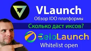 Обзор ido платформы VLaunch (VPAD), новое IDO. Celolaunch лотарея. Сколько будет иксов?