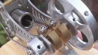 See how it works, a fire-eating engine and this is not a Stirling! Flammenfresser, vacuum.
