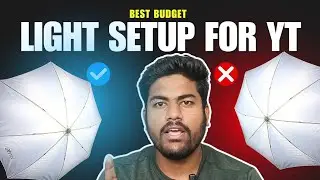 Light setup for youtube video | studio light for video shooting | indoor lighting for video shooting