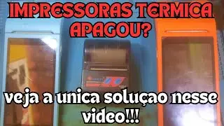 COMO RECUPERAR IMPRESSORA TERMICA PDA QUANDO NÃO DA SINAL DE VIDA✅️