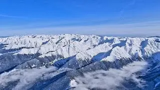 Paramotor fly over Carpathian mountains  near Sibiu 10000ft Trike El Condor parapanta xwing evo