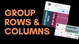 Simplify Data Organization: Group Rows & Columns in Google Sheets