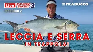 Trolling Fishing, with the trap #Leerfish #bluefish - LBFA S3E2 #boatfishing #trabuccofishing
