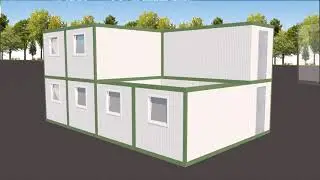 3D Modul Binalar Animasiya reklam