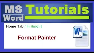 Format painter in Home Tab