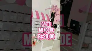 GASTEI MENOS DE R$20,00 #diy #empreendedorismo #façavocêmesmo #meuproprionegocio #lojademaquiagem