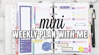 Weekly Plan with Me | Mini Happy Planner | At Home With Quita