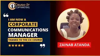 Hear what Zainab, a corporate communication manager has to say about CIC.