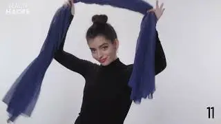 13 Способов завязывания шарфа и Хитрости красоты