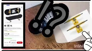 Upgrading my Aliexpress fingerboard !!!(Went wrong, lowkey got scammed😭🙏🏼)