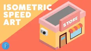 Cara Membuat Isometric Building | Speed Art Di Pixellab Android
