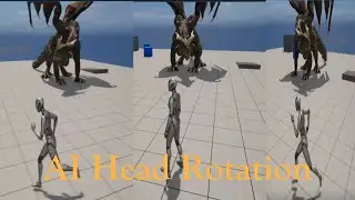 Dragon vs Archer #2 | Make the AI head follow the player | Unreal Engine 5