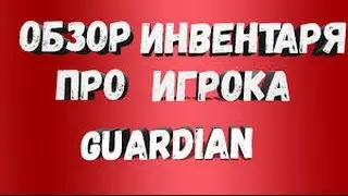Обзор инвентаря про игрока Guardian