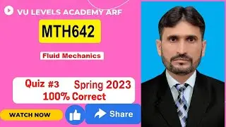 MTH642 Quiz No 3| Spring 2023| Solved by Nadeem Iqbal|MTH642 Quiz No 3 Solution|