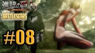 LET'S PLAY ATTACK ON TITAN - HD - 3DS CAPTURE CARD - ARMIN FIGHTS FEMALE TITAN - 08