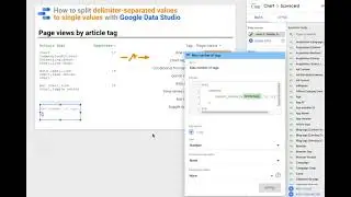 Split comma-separated values to single values with Google Data Studio - Configuration review