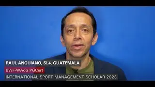 Raúl Anguiano | Dual Career Journey | BWF 2023
