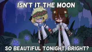 Isn't it the moon so beautiful, Bright? || SCP gacha || Dr Glass x Dr Bright || out of timing
