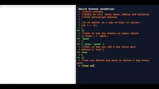 Adding and Deleting from JavaScript Objects
