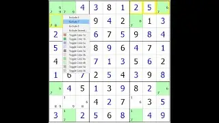 dxSudoku #115 Puzzle Fun #1 X-Wings and Skyscrapers