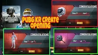 Pubg mobile KR crate opening / pubg KR Japan server crate opening