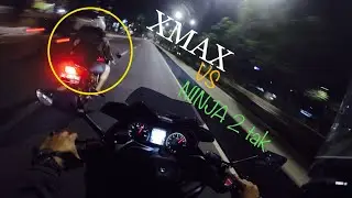 YAMAHA XMAX VS NINJA 2 TAK Test Akselerasi