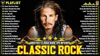 Bon Jovi, Metallica, Guns N' Roses, ACDC, U2, Queen, Aerosmith 🔥 Classic Rock 70s 80s 90s Full Album