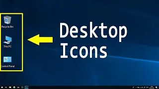 How to Put This PC, Control Panel Recycle Bin etc Desktop Icons | Windows 10 Tips & Tricks