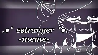 .•° estranger | meme °•.
