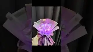 Buket Kupu-kupu Lampu Led Hadiah Wisuda Ulang Tahun || Bouquet Butterfly Led Hologram