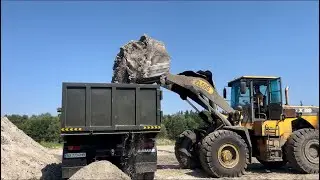 TORE OFF THE MUDGUARD, THE STOP LOCK DISAPPEARED🛑WORK ON A KAMAZ DUMP TRUCK KAMAZ 55111