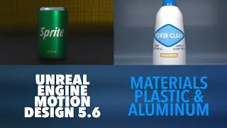 Unreal Engine Motion Design Tools: Materials - Plastic & Aluminum