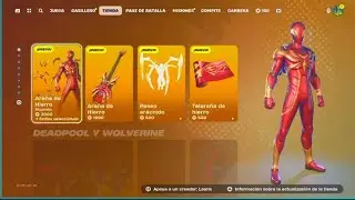 NUEVA TIENDA HOY 24 DE AGOSTO NUEVA SKIN ARAÑA DE HIERRO