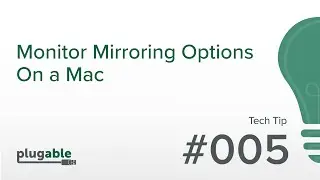 Monitor Mirroring Options on a Mac