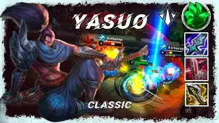 YASUO NEVER DIE | CLASSIC YASUO GAMEPLAY | WILD RIFT (RUNE AND BUILD)